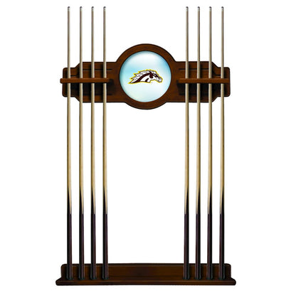 Western Michigan Cue Rack in Chardonnay Finish