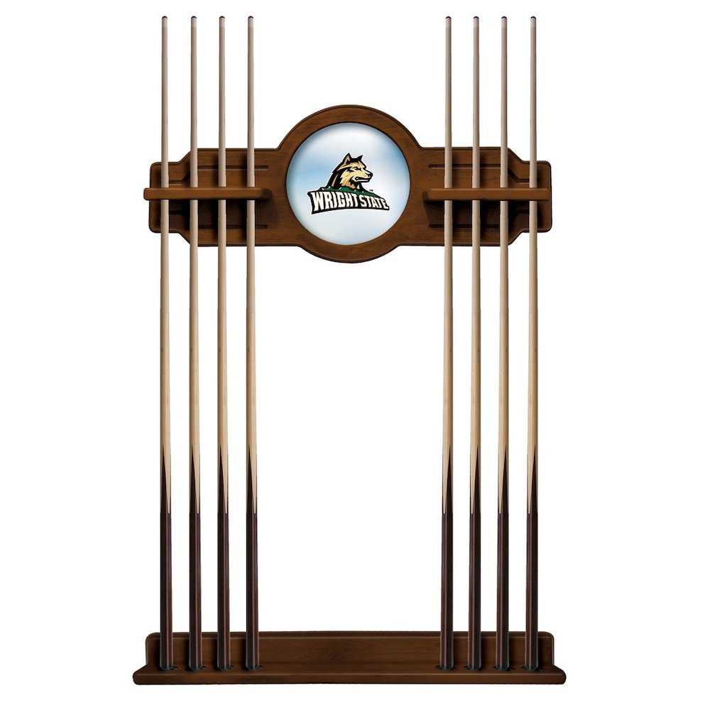Wright State Cue Rack in Chardonnay Finish