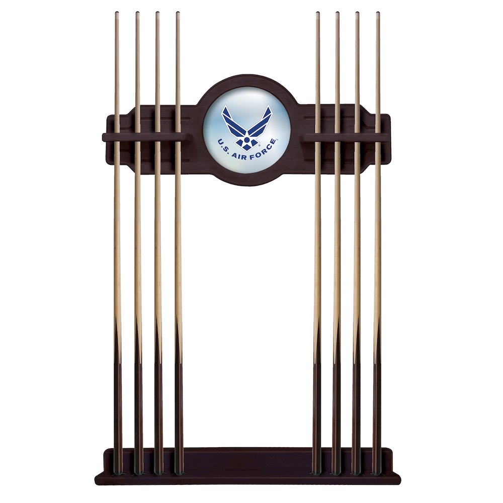 U.S. Air Force Cue Rack in English Tudor Finish