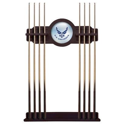 U.S. Air Force Cue Rack in English Tudor Finish