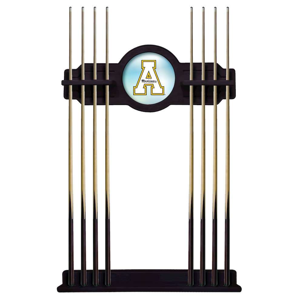 Appalachian State Cue Rack in English Tudor Finish