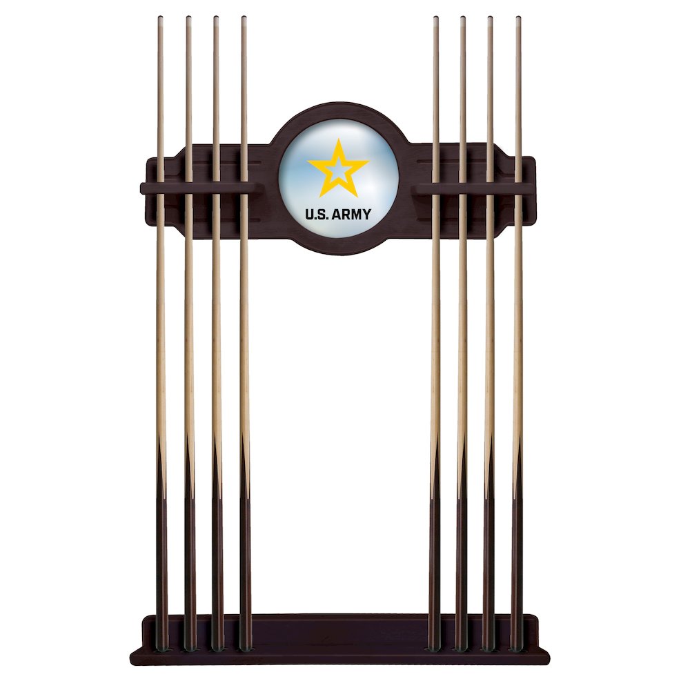 U.S. Army Cue Rack in English Tudor Finish