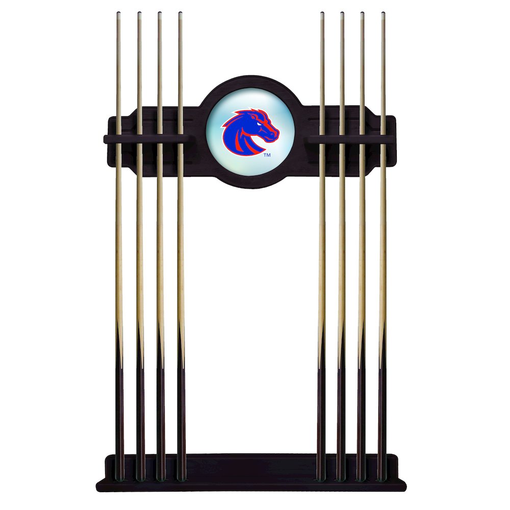 Boise State Cue Rack in English Tudor Finish