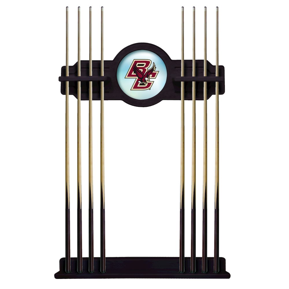 Boston College Cue Rack in English Tudor Finish
