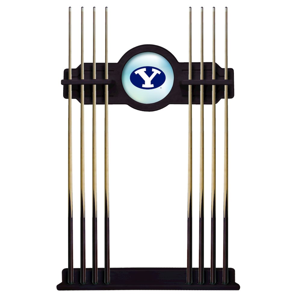 Brigham Young Cue Rack in English Tudor Finish