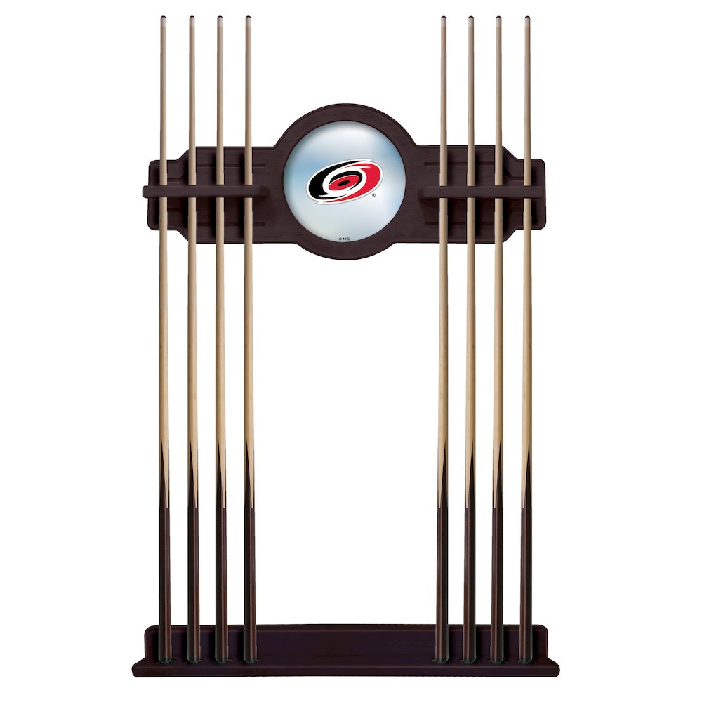 Carolina Hurricanes Cue Rack in English Tudor Finish