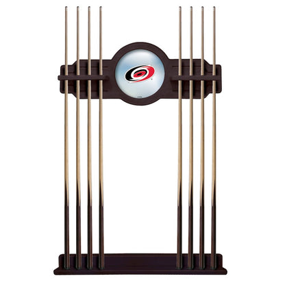 Carolina Hurricanes Cue Rack in English Tudor Finish