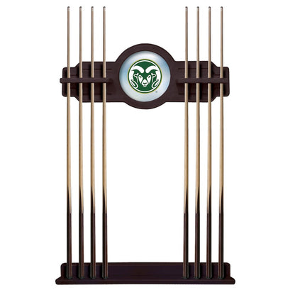 Colorado State Cue Rack in English Tudor Finish