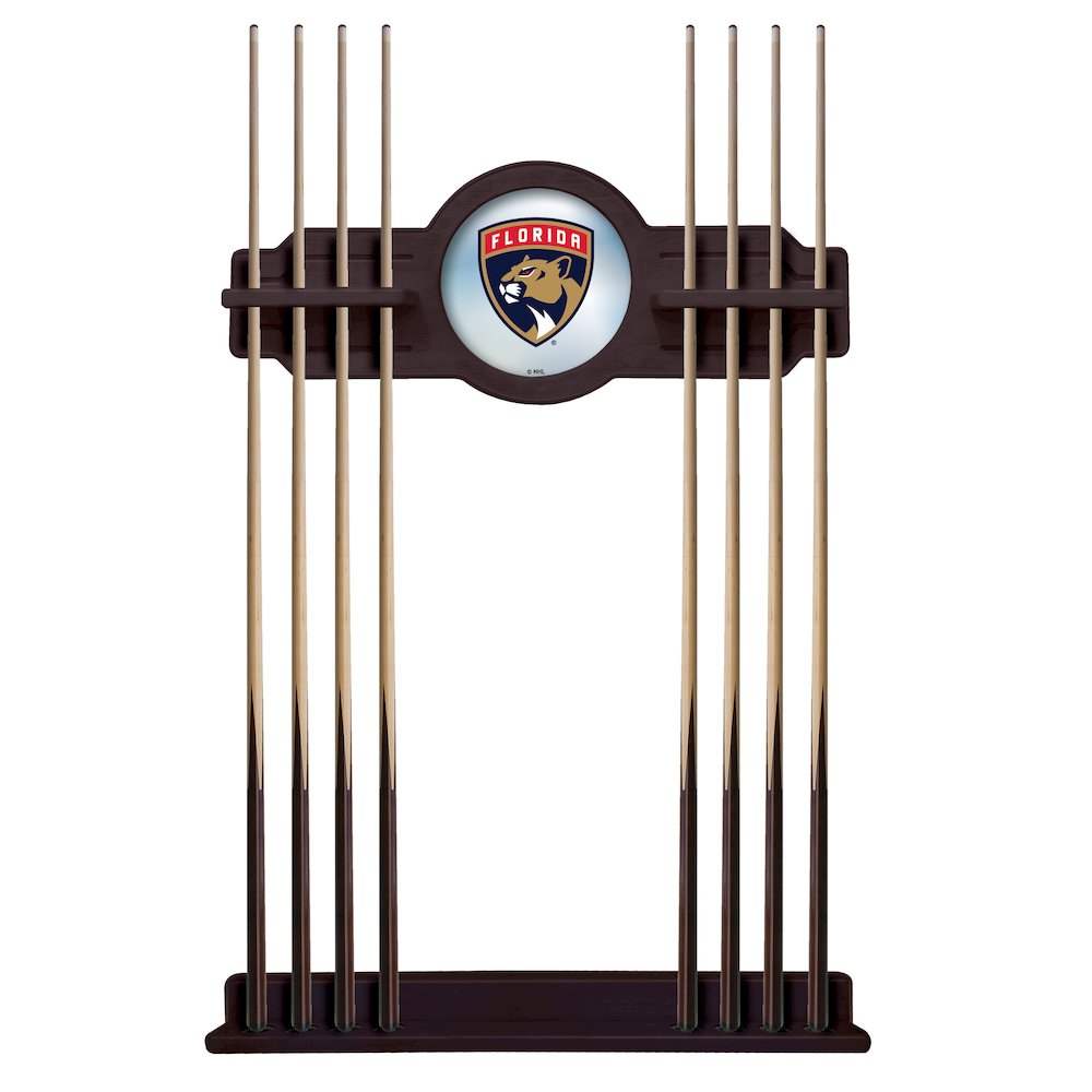 Florida Panthers Cue Rack in English Tudor Finish
