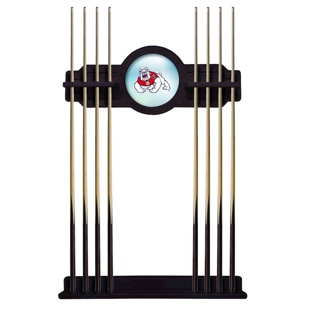 Fresno State Cue Rack in English Tudor Finish