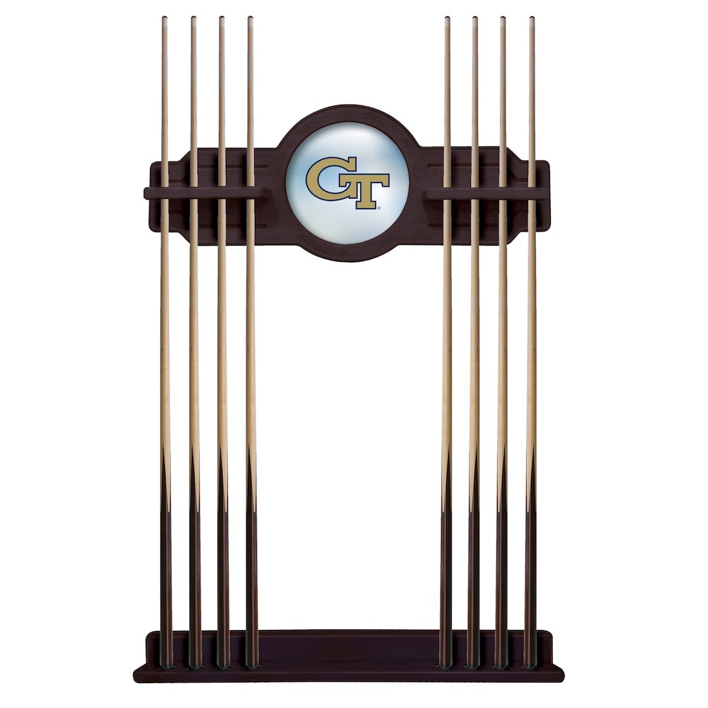 Georgia Tech Cue Rack in English Tudor Finish