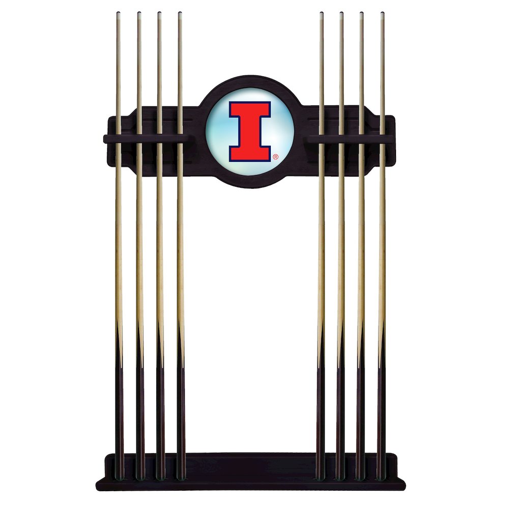 Illinois Cue Rack in English Tudor Finish