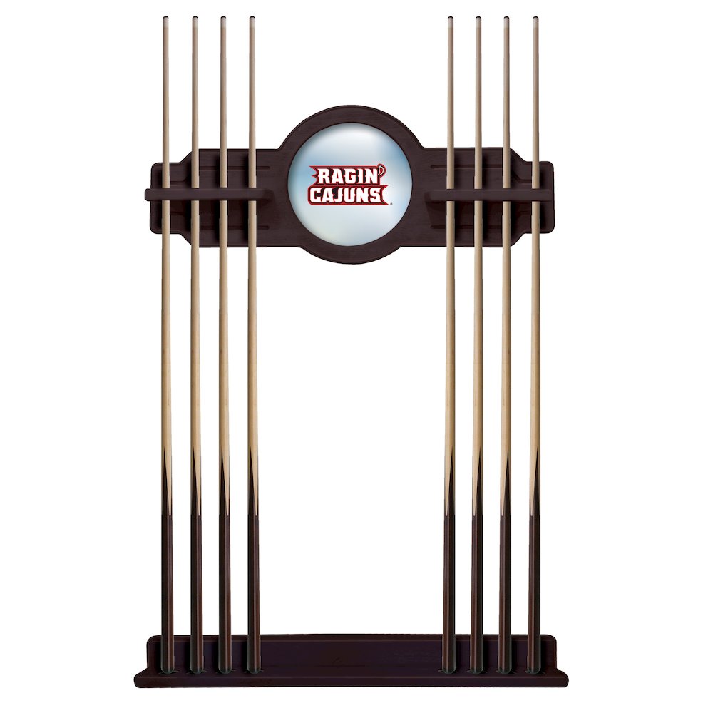 Louisiana-Lafayette Cue Rack in English Tudor Finish