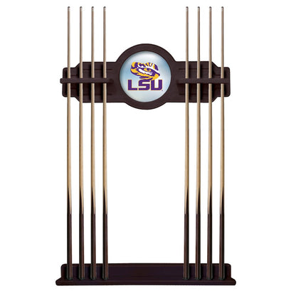 Louisiana State Cue Rack in English Tudor Finish