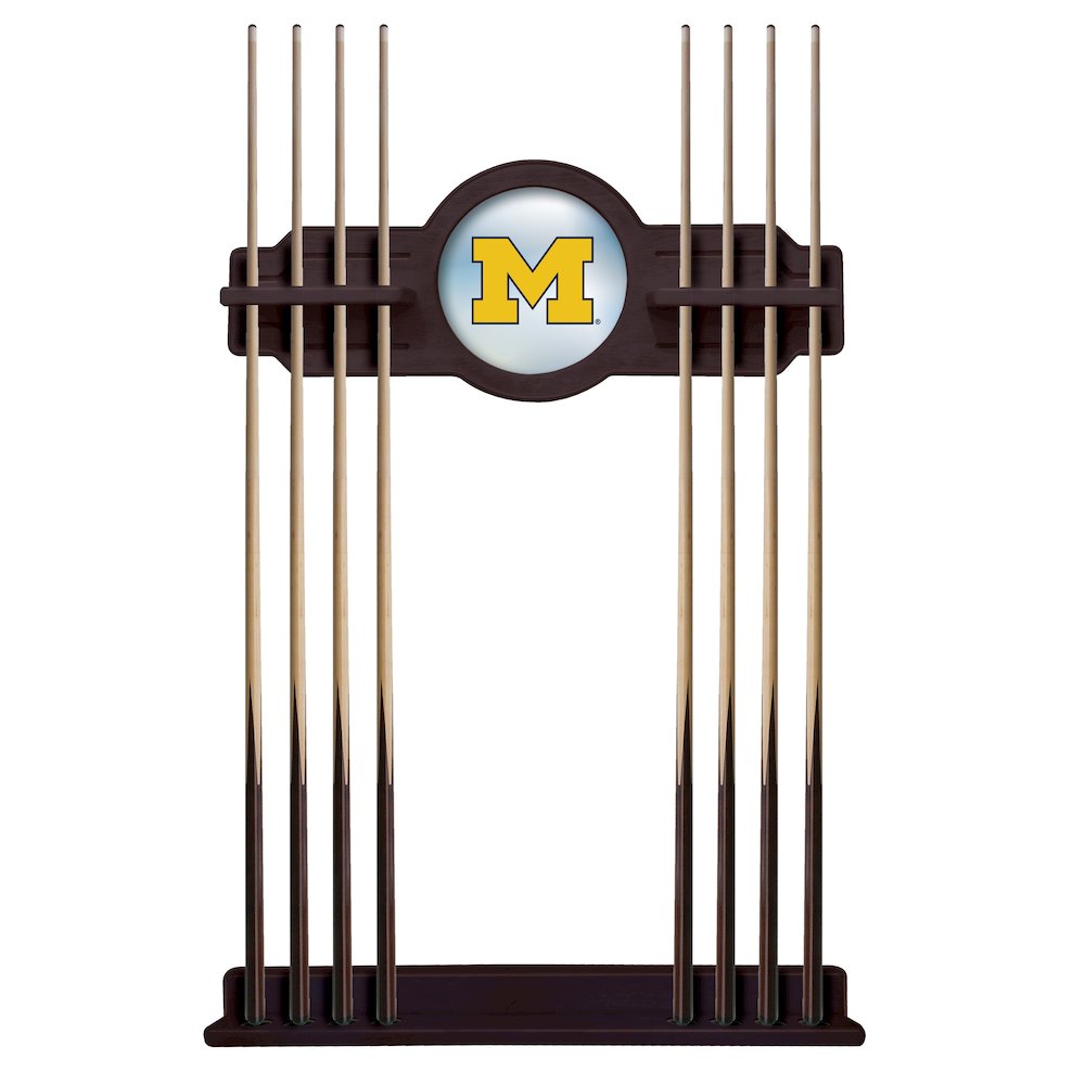 Michigan Cue Rack in English Tudor Finish
