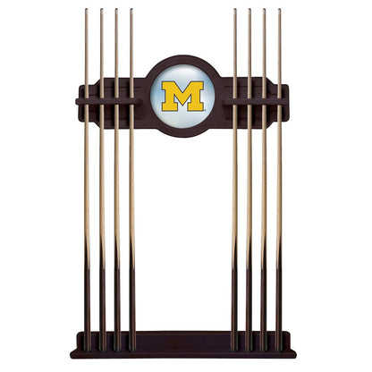 Michigan Cue Rack in English Tudor Finish