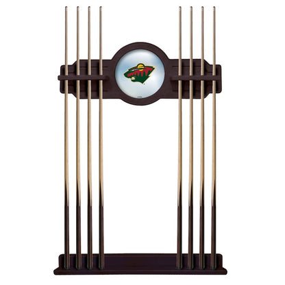 Minnesota Wild Cue Rack in English Tudor Finish