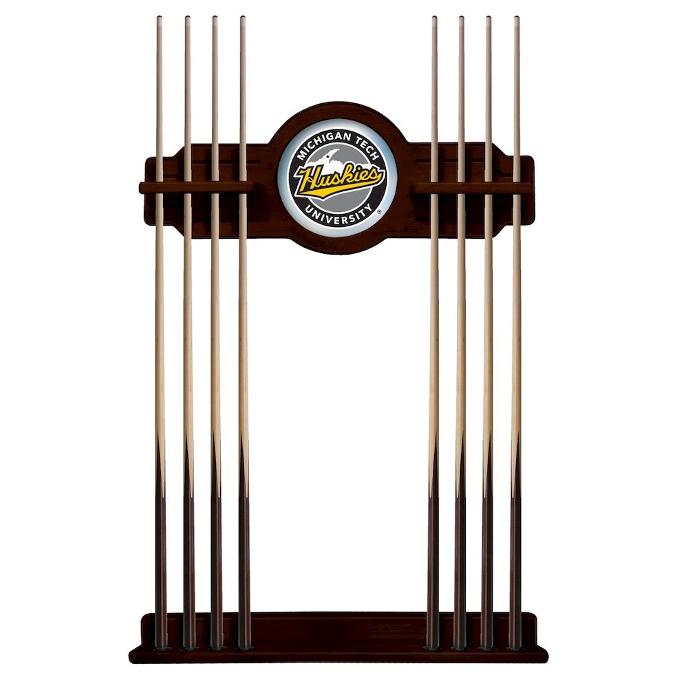 Michigan Tech Cue Rack in English Tudor Finish