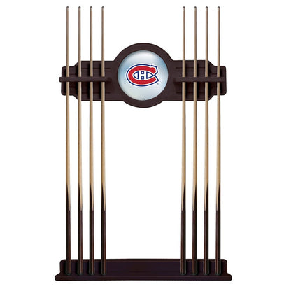 Montreal Canadiens Cue Rack in English Tudor Finish