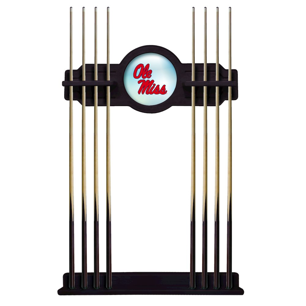 Ole' Miss Cue Rack in English Tudor Finish