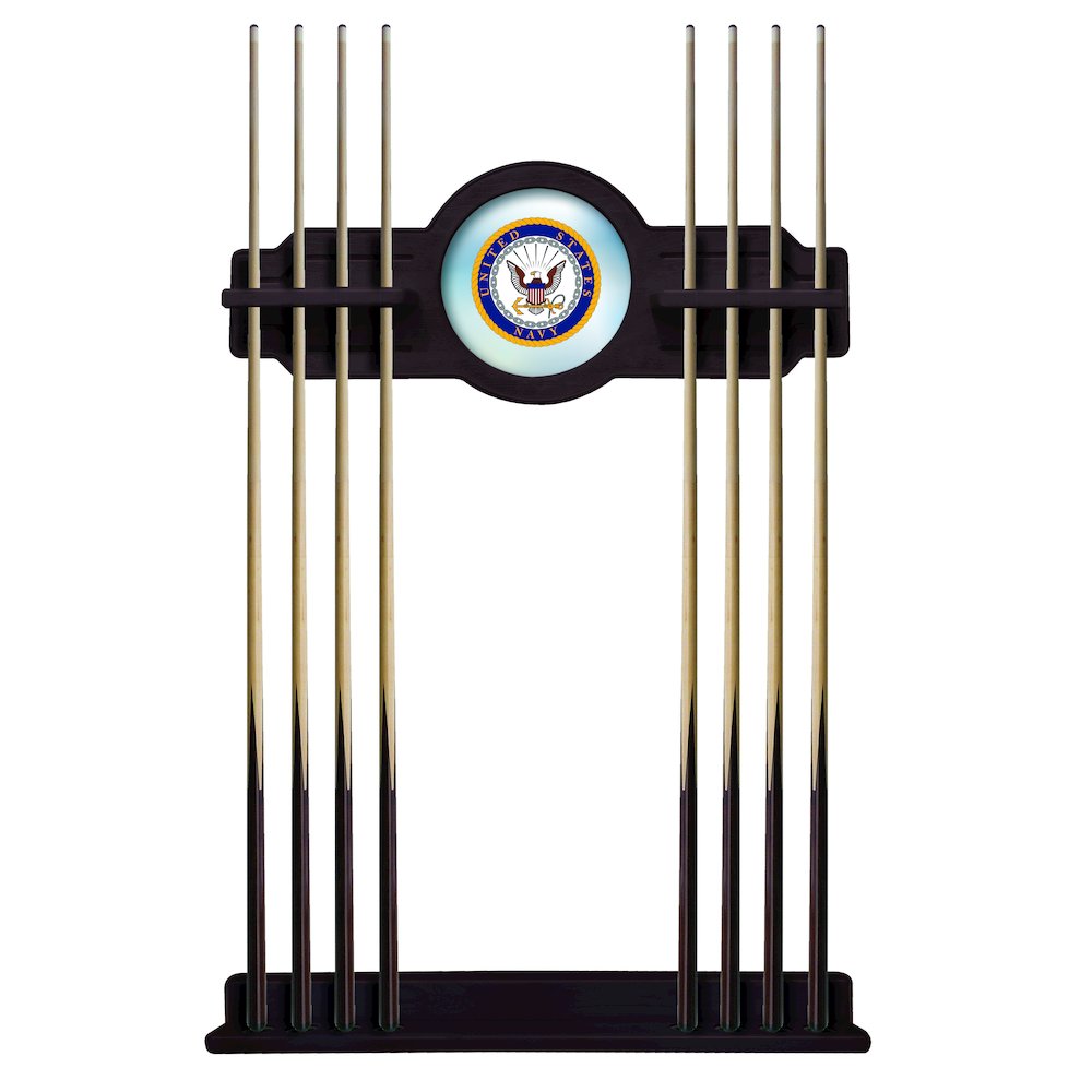 U.S. Navy Cue Rack in English Tudor Finish
