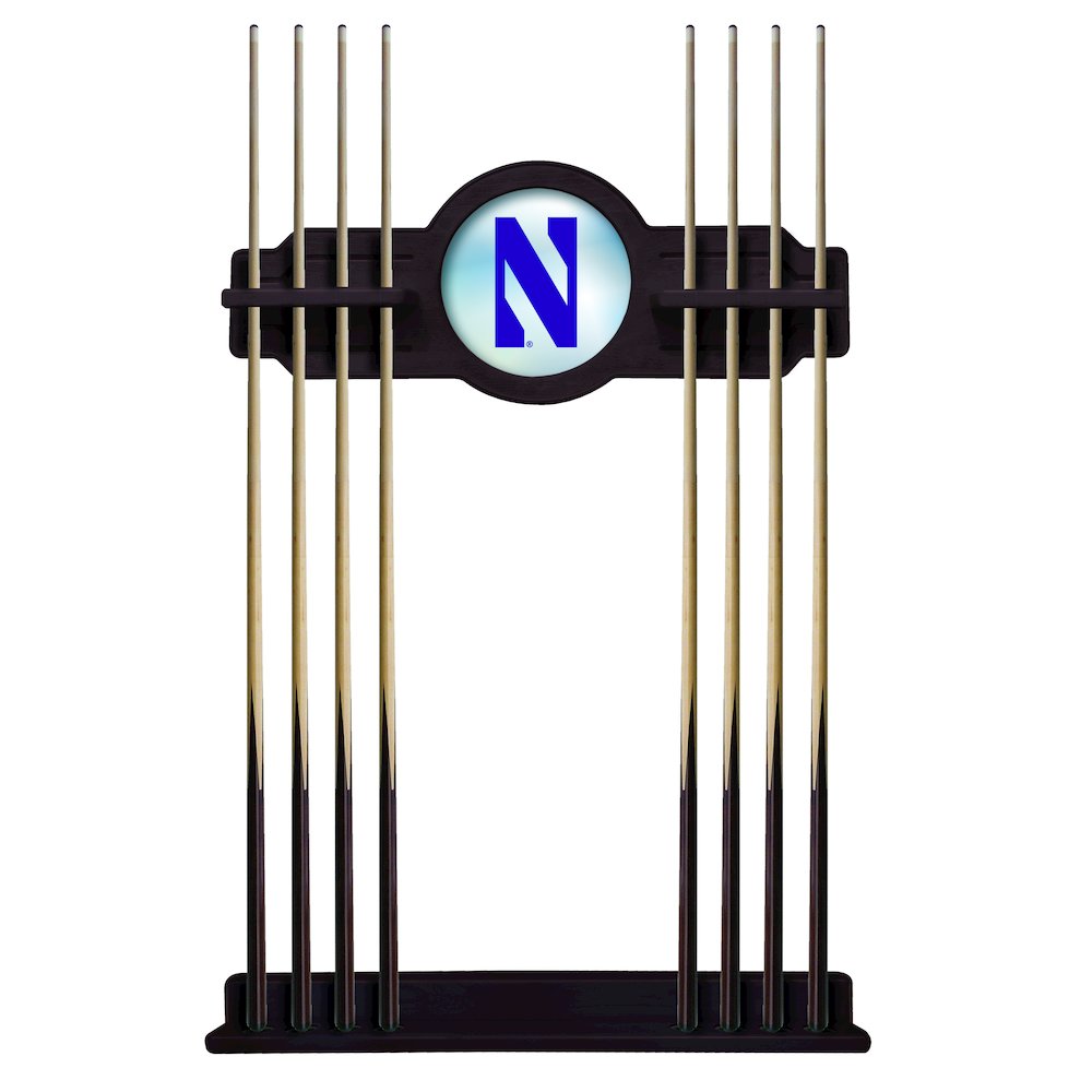 Northwestern Cue Rack in English Tudor Finish