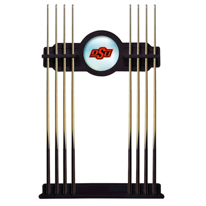 Oklahoma State Cue Rack in English Tudor Finish
