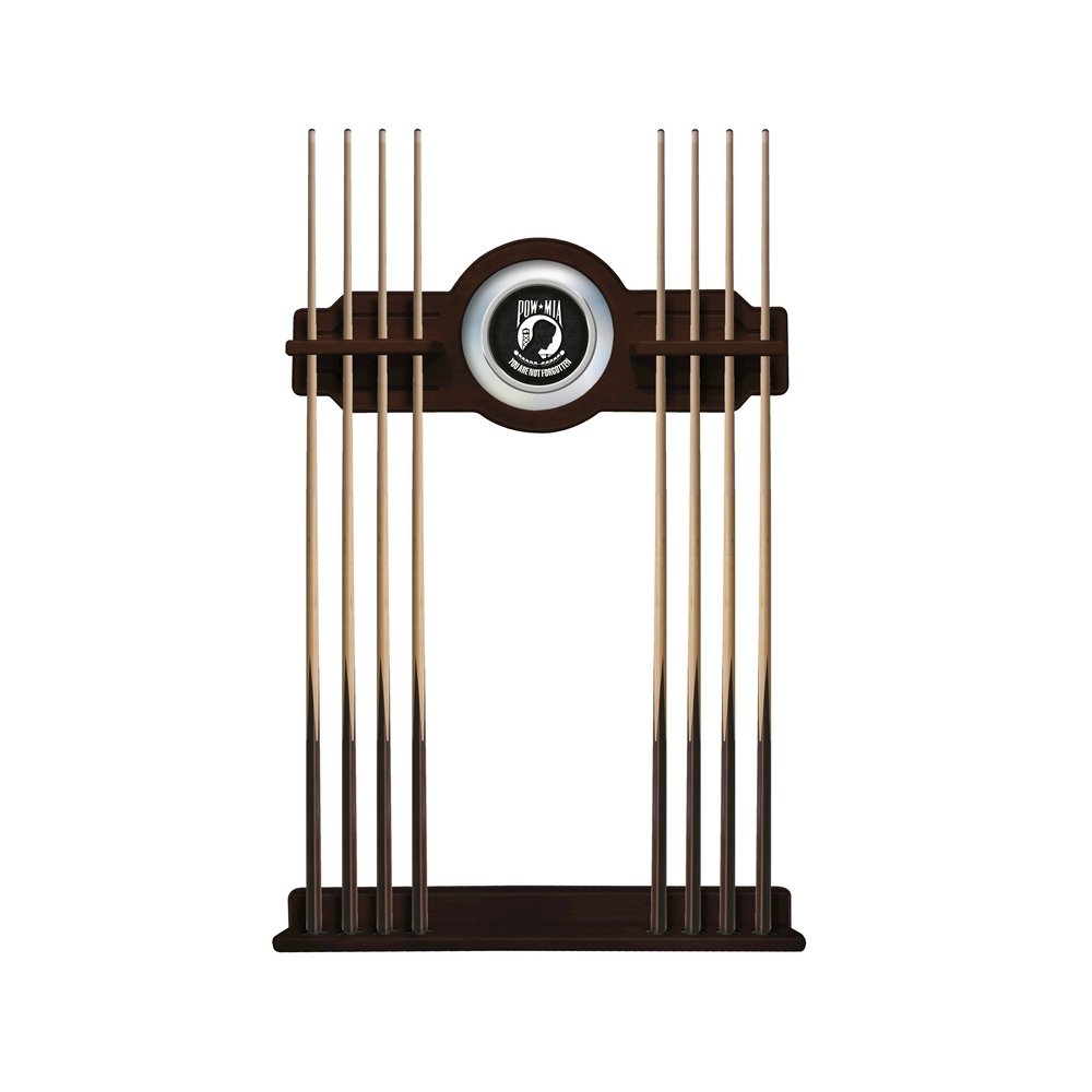 POW/MIA Cue Rack in English Tudor Finish
