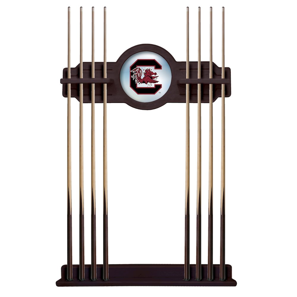 South Carolina Cue Rack in English Tudor Finish