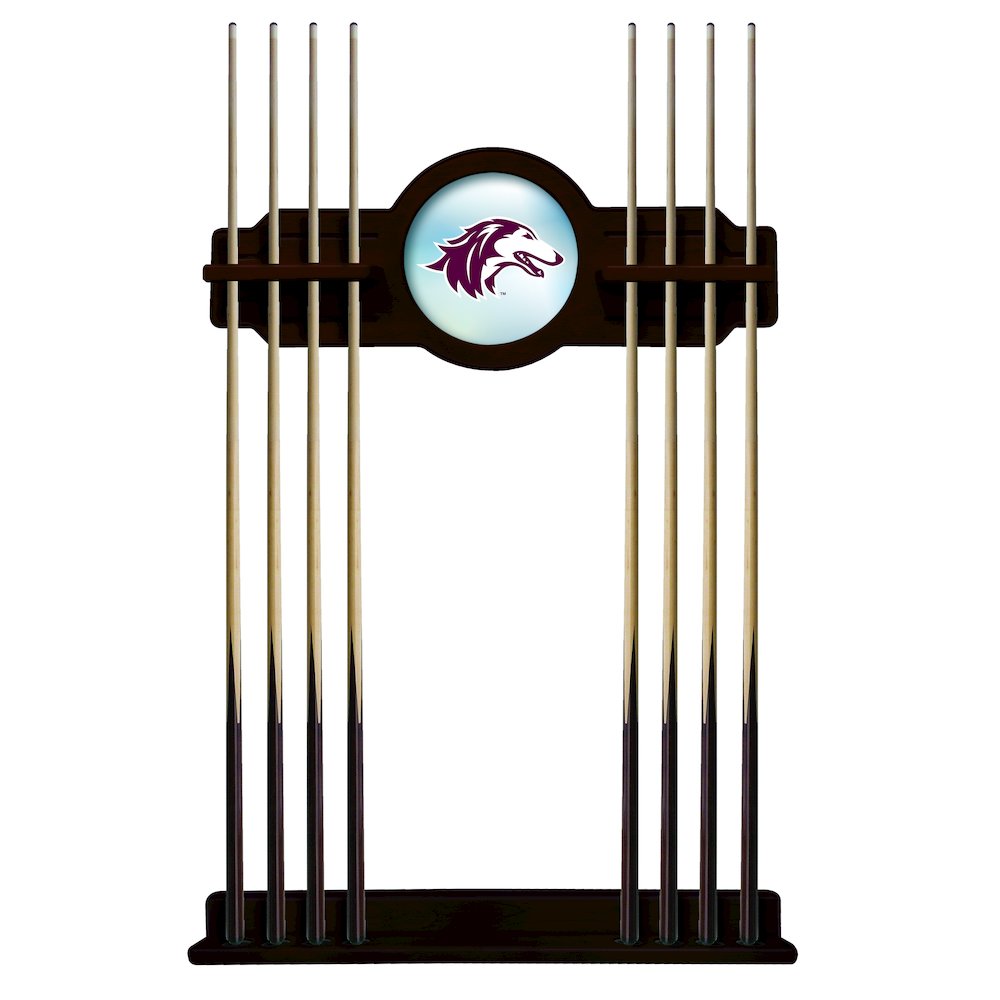 Southern Illinois Cue Rack in English Tudor Finish