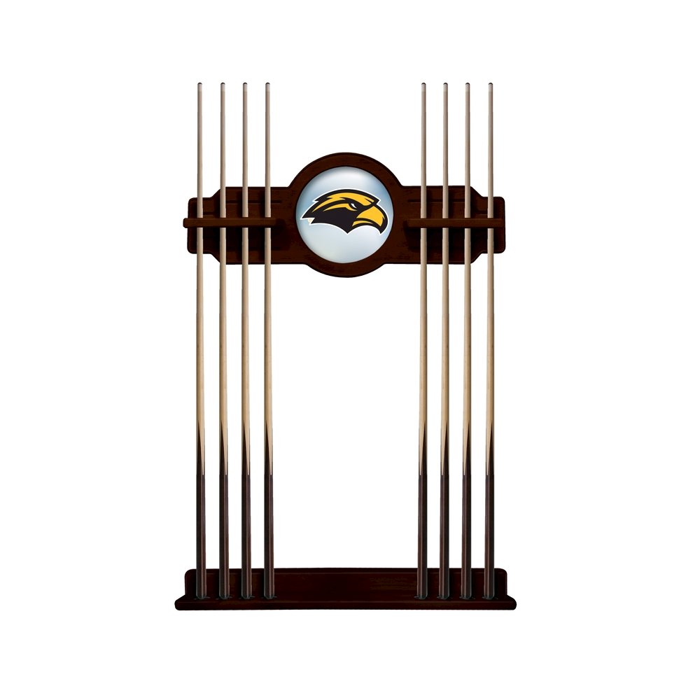 Southern Miss Cue Rack in English Tudor Finish