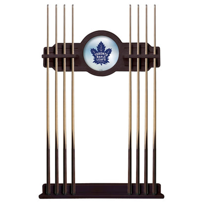 Toronto Maple Leafs Cue Rack in English Tudor Finish