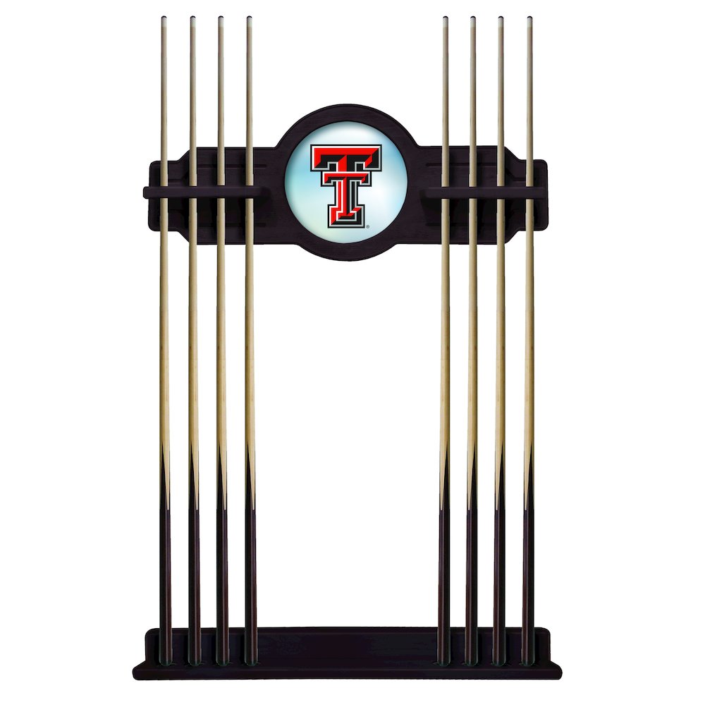 Texas Tech Cue Rack in English Tudor Finish