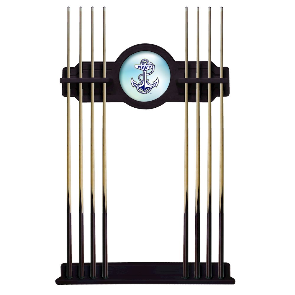 US Naval Academy (NAVY) Cue Rack in English Tudor Finish