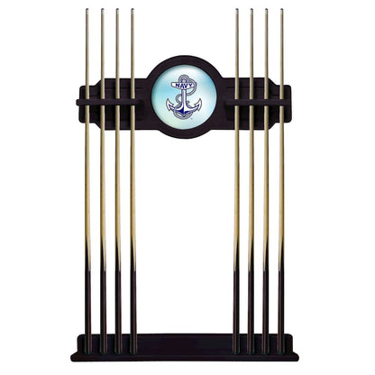 US Naval Academy (NAVY) Cue Rack in English Tudor Finish