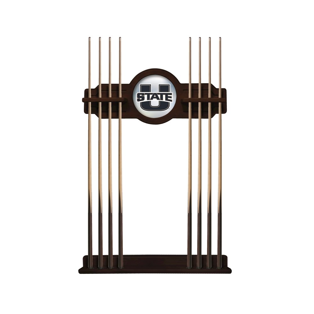 Utah State Cue Rack in English Tudor Finish