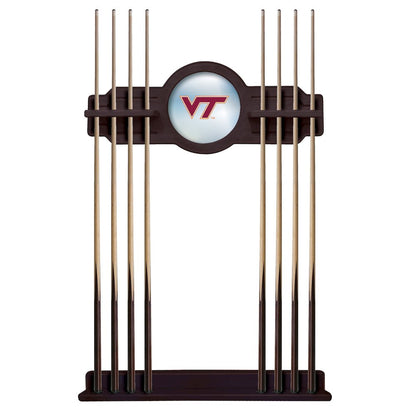 Virginia Tech Cue Rack in English Tudor Finish