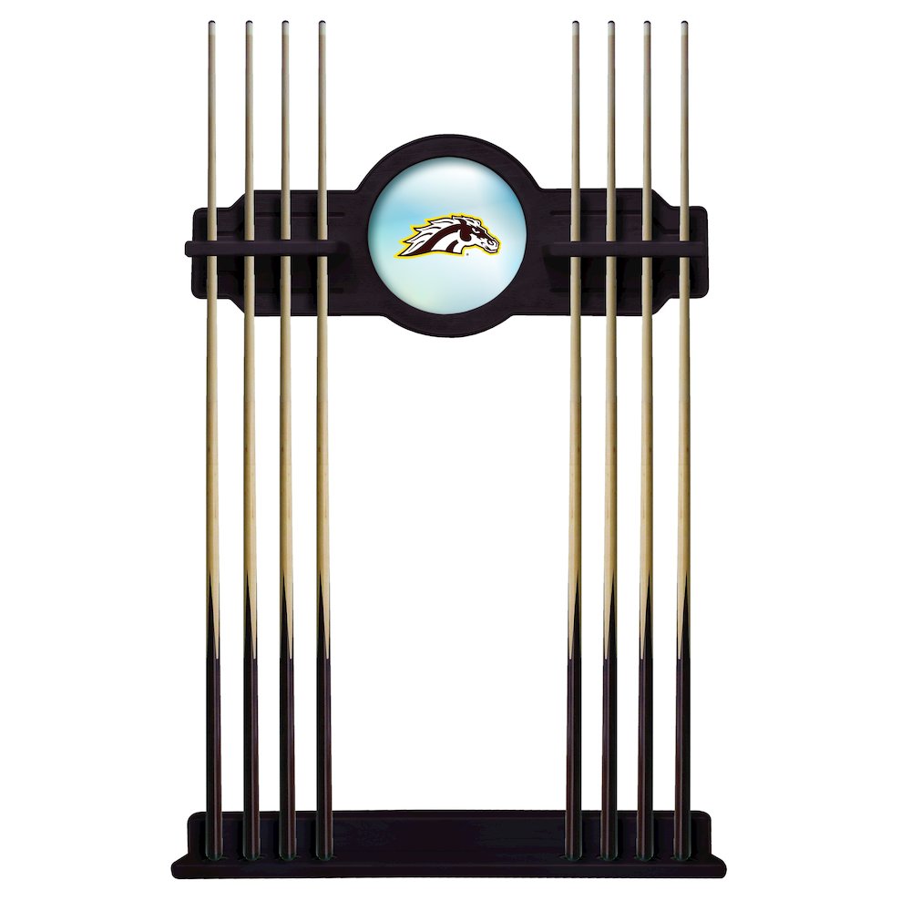 Western Michigan Cue Rack in English Tudor Finish