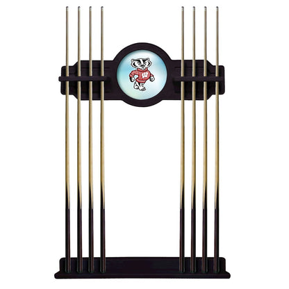 Wisconsin "Badger" Cue Rack in English Tudor Finish