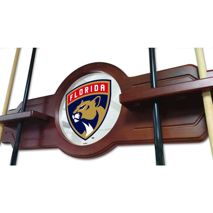 Florida Panthers Cue Rack in Black Finish