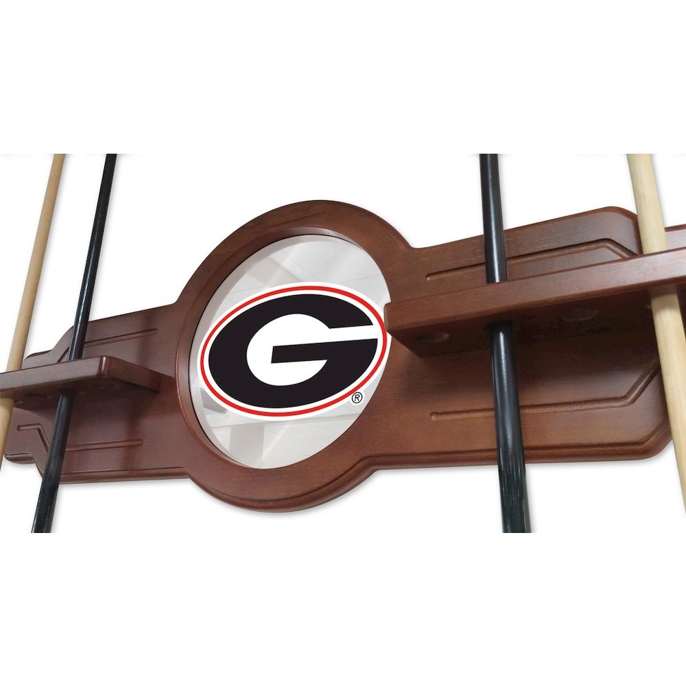 Georgia "G" Cue Rack in Black Finish