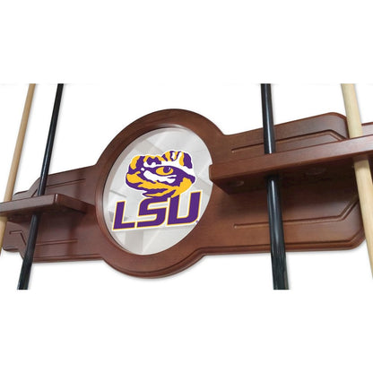 Louisiana State Cue Rack in Black Finish