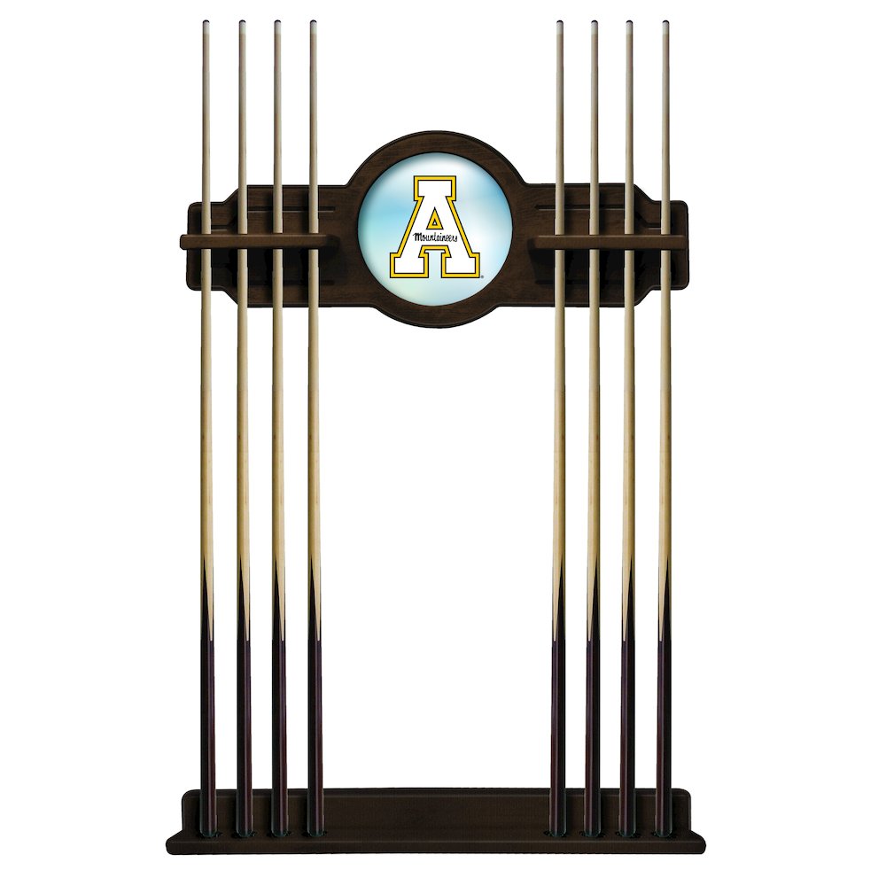 Appalachian State Cue Rack in Navajo Finish