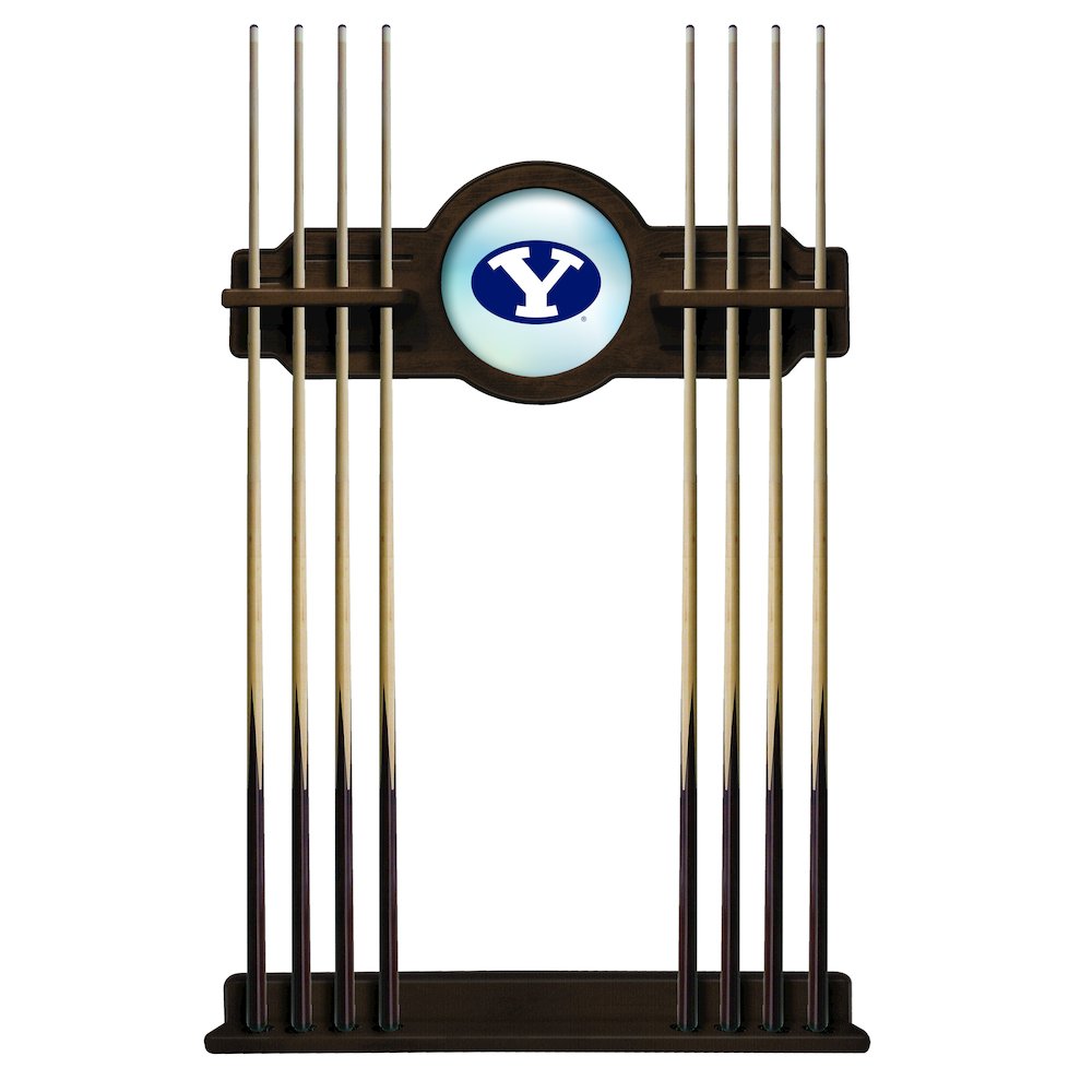 Brigham Young Cue Rack in Navajo Finish