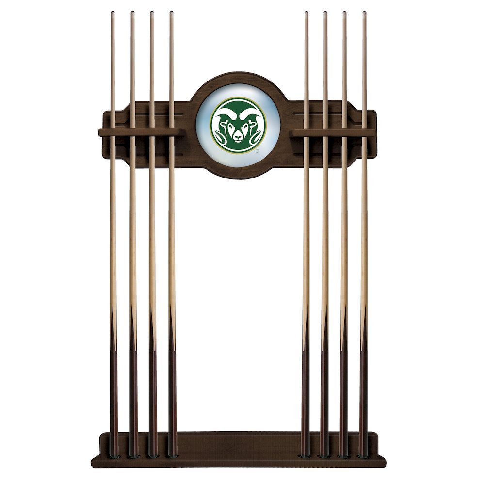 Colorado State Cue Rack in Navajo Finish