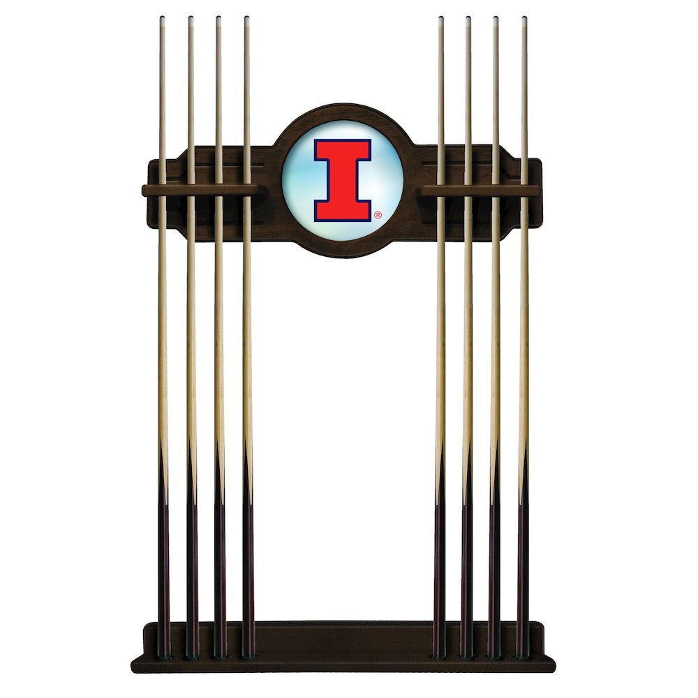Illinois Cue Rack in Navajo Finish