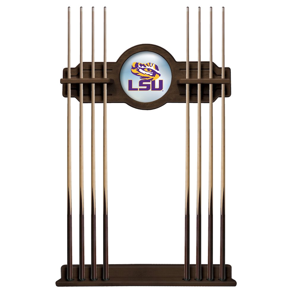 Louisiana State Cue Rack in Navajo Finish