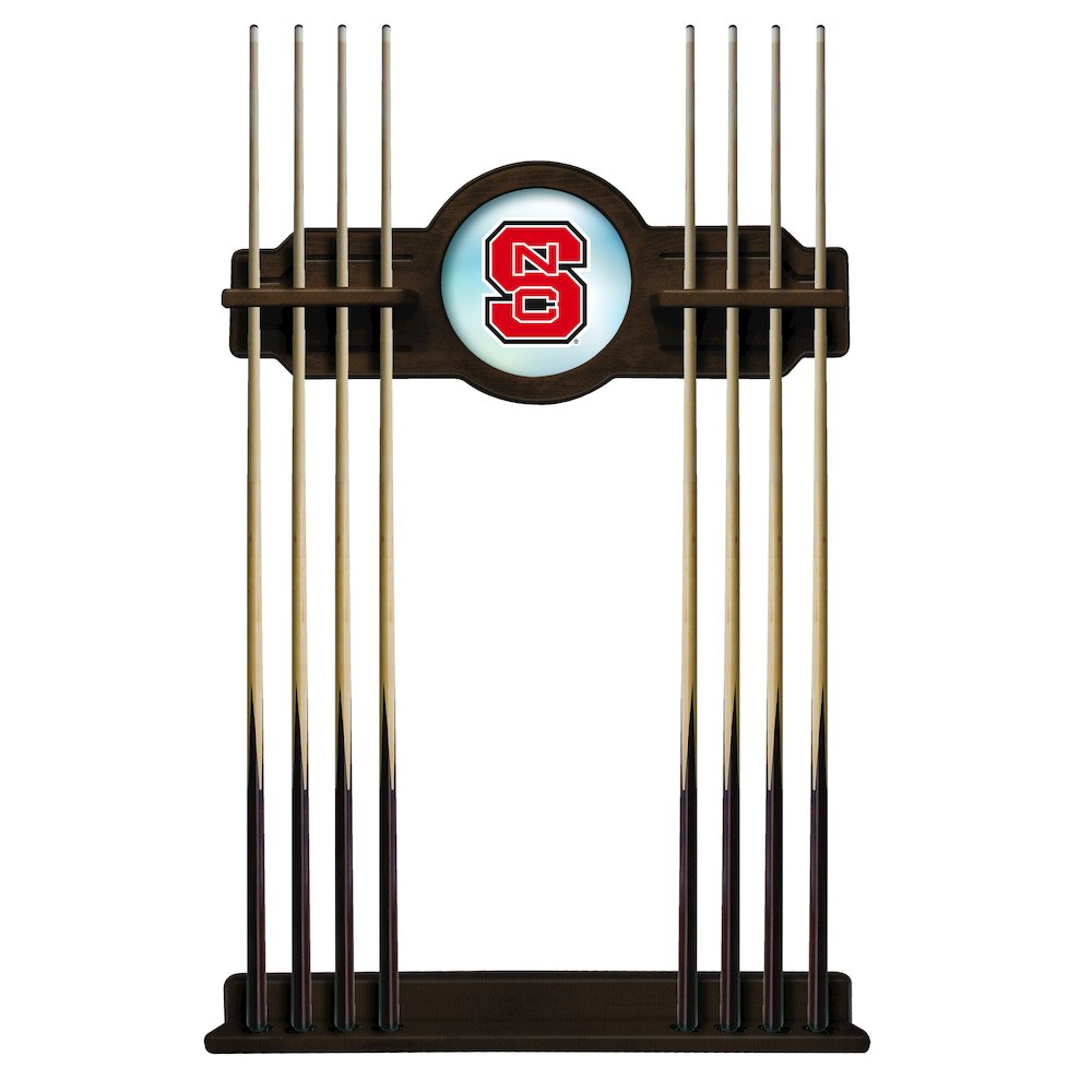 North Carolina State Cue Rack in Navajo Finish