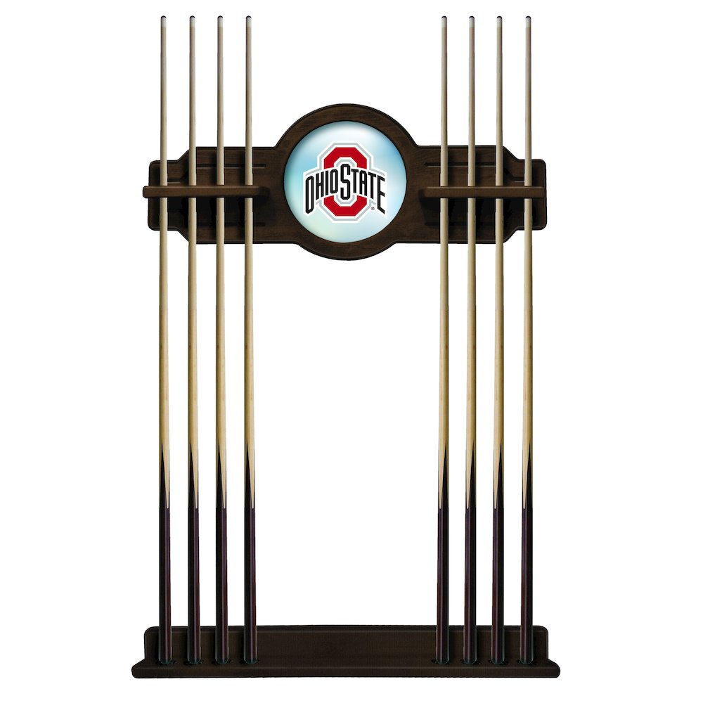 Ohio State Cue Rack in Navajo Finish