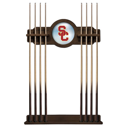 USC Trojans Cue Rack in Navajo Finish